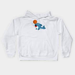 Dolphin Basketball player Basketball Kids Hoodie